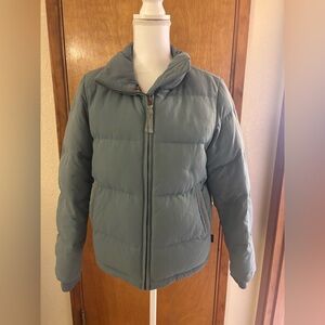 Patagonia Women's Puffer Down Blend Jacket in Light Blue